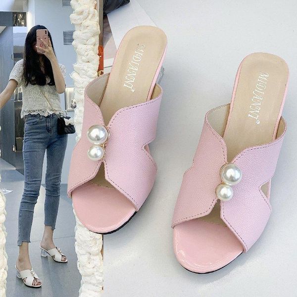 slippers big size 34-43 women peep toe high heels slides clear heel pearls slipper transparent wedding shoe zapatos mujer 9116c, Black
slippers big size 34-43 women peep toe high heels slides clear heel pearls slipper transparent wedding shoe zapatos mujer 9116c, Black