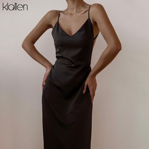 dresses summer fashion elegant solid silk long dress women's backless v neck party vacation club night a-line dresses, Black;gray
dresses summer fashion elegant solid silk long dress women's backless v neck party vacation club night a-line dresses, Black;gray