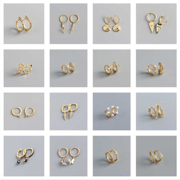 hoop & huggie ponykiss romantic s925 sterling silver colorful zircon earrings for women party exquisite fine jewelry accessory gift, Golden;silver
hoop & huggie ponykiss romantic s925 sterling silver colorful zircon earrings for women party exquisite fine jewelry accessory gift, Golden;silver