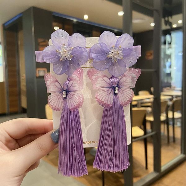 hair accessories 2pcs sweet girl qipao hanfu clip headdress chinese style children hairgrip butterfly flower duck mouth hairpin, Slivery;white
hair accessories 2pcs sweet girl qipao hanfu clip headdress chinese style children hairgrip butterfly flower duck mouth hairpin, Slivery;white