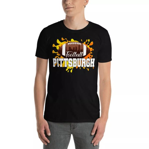football pittsburgh cool pennsylvania steeler football team player lover t-shirt, White;black
football pittsburgh cool pennsylvania steeler football team player lover t-shirt, White;black