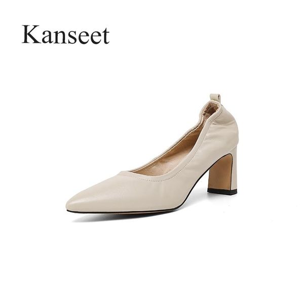 dress shoes kanseet point toe women pumps spring summer party wedding high heels soft genuine leather elegant female, Black
dress shoes kanseet point toe women pumps spring summer party wedding high heels soft genuine leather elegant female, Black