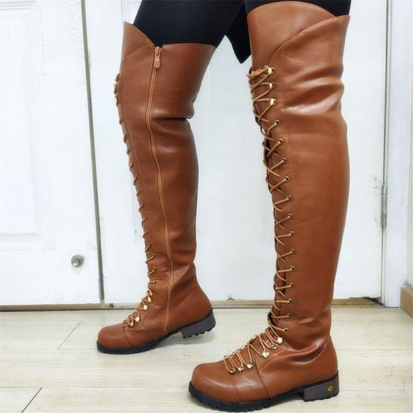 boots big size 43 ins lace up over the knee low heel brand casual cool chunky skiproof women comfy shoes woman, Black
boots big size 43 ins lace up over the knee low heel brand casual cool chunky skiproof women comfy shoes woman, Black