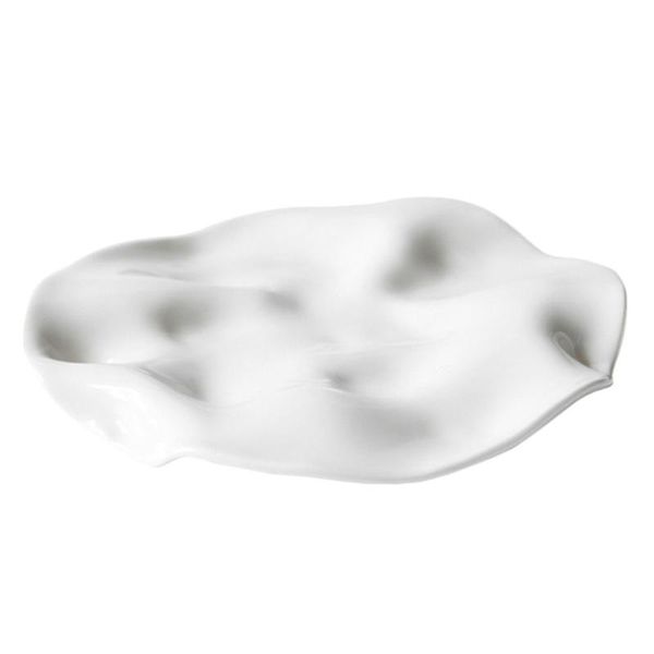 dishes & plates 1pc dessert displaying tray novel pastry plate creative kitchen dish (white)
dishes & plates 1pc dessert displaying tray novel pastry plate creative kitchen dish (white)