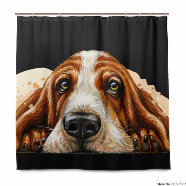dog on black waterproof shower curtain home decor, thick bath fabric for bathroom, stalls and el with curtains
dog on black waterproof shower curtain home decor, thick bath fabric for bathroom, stalls and el with curtains