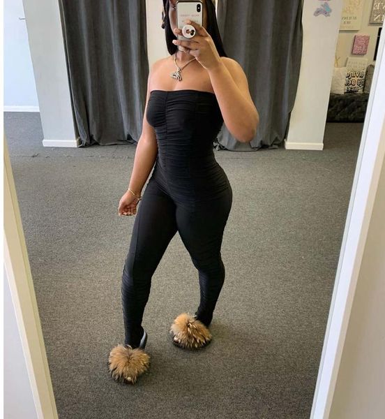 women's jumpsuits & rompers off shoulder backless body bodycon tube jumpsuit women summer overalls ruched leggings pants club outfits, Black;white
women's jumpsuits & rompers off shoulder backless body bodycon tube jumpsuit women summer overalls ruched leggings pants club outfits, Black;white