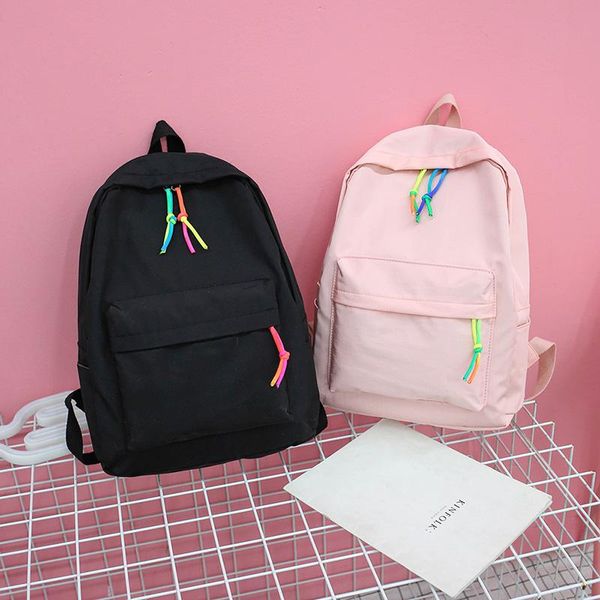 backpack campus nylon waterproof solid color student bag female book bags fashion travel women's white black
backpack campus nylon waterproof solid color student bag female book bags fashion travel women's white black
