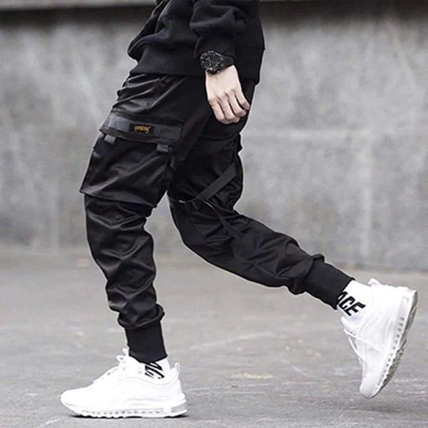 casual solid male multi pocket women pants trousers sportswear hip hop harem pencil button slim chaps, Black
casual solid male multi pocket women pants trousers sportswear hip hop harem pencil button slim chaps, Black