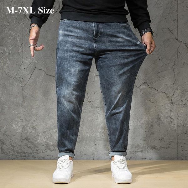 men's jeans plus size 5xl 6xl 7xl men's fashion harem autumn loose casual hip-hop style street denim pants brand male trousers, Blue
men's jeans plus size 5xl 6xl 7xl men's fashion harem autumn loose casual hip-hop style street denim pants brand male trousers, Blue