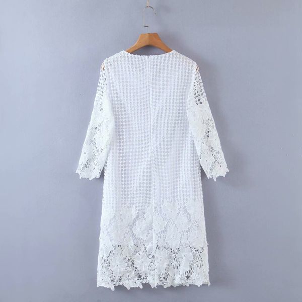 casual dresses 2021 around the burned neck sleeve white lace summer fashion women ed casual, Black;gray
casual dresses 2021 around the burned neck sleeve white lace summer fashion women ed casual, Black;gray