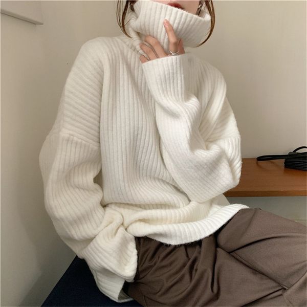 sweaters all match solid chic minimalist turtleneck streetwear retro fashion pullover long sleeve sweaters, White;black
sweaters all match solid chic minimalist turtleneck streetwear retro fashion pullover long sleeve sweaters, White;black
