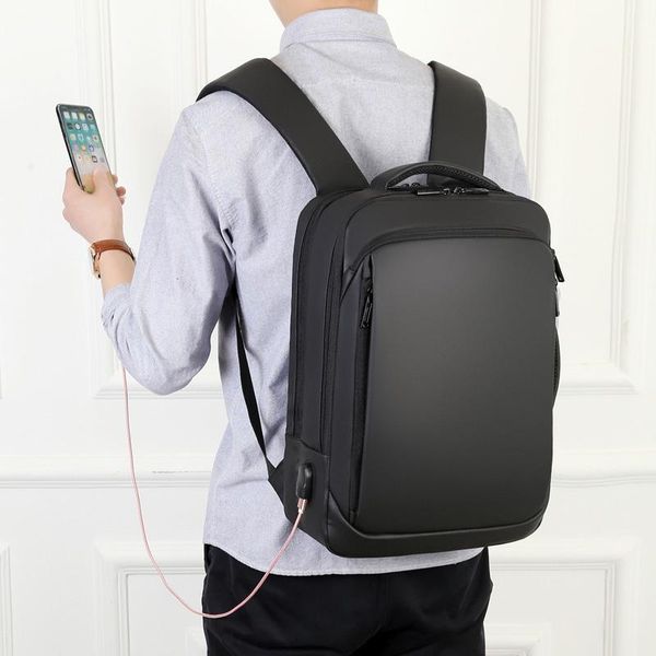 backpack business men's anti splash leather film simple and fashionable computer bag korean leisure trend schoolbag
backpack business men's anti splash leather film simple and fashionable computer bag korean leisure trend schoolbag