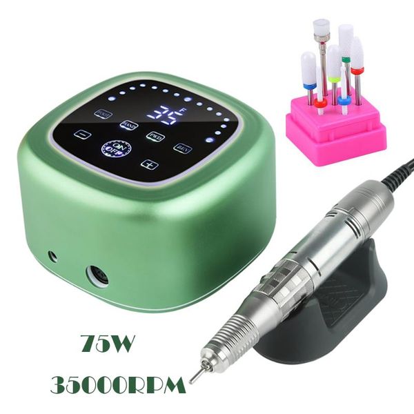 nail drill & accessories professional lathe 75w 35000 rpm electric powerful manicure machine high speed milling sander
nail drill & accessories professional lathe 75w 35000 rpm electric powerful manicure machine high speed milling sander