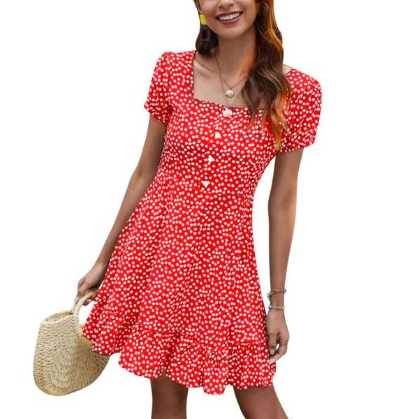 casual dresses women summer floral dress, adults daisy print short sleeve square collar button dress, Black;gray
casual dresses women summer floral dress, adults daisy print short sleeve square collar button dress, Black;gray