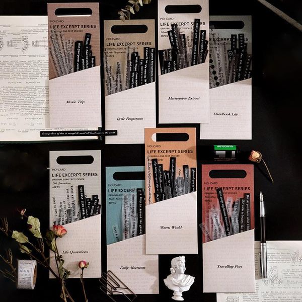 gift wrap 40 sheet sentiment phrase stickers vintage scrapbooking material sketchbook journal aesthetic words
gift wrap 40 sheet sentiment phrase stickers vintage scrapbooking material sketchbook journal aesthetic words