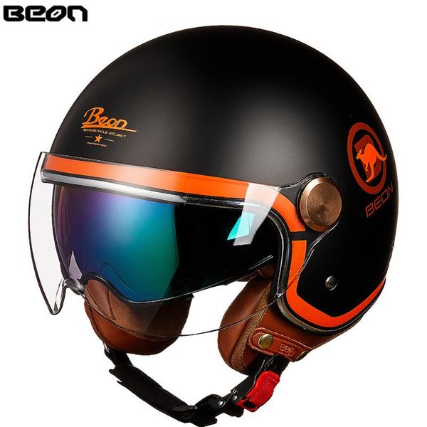 motorcycle helmets beon helmet double lens half men and women summer city commuting motorbike retro riding casco moto
motorcycle helmets beon helmet double lens half men and women summer city commuting motorbike retro riding casco moto
