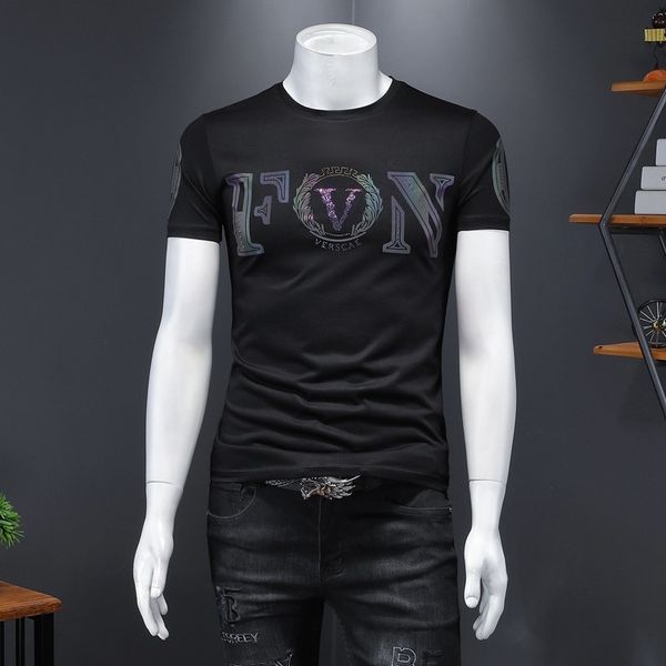 fashion t shirts 2021 summer men's short sleeve simple ironing round neck high end mercerized cotton, White;black
fashion t shirts 2021 summer men's short sleeve simple ironing round neck high end mercerized cotton, White;black