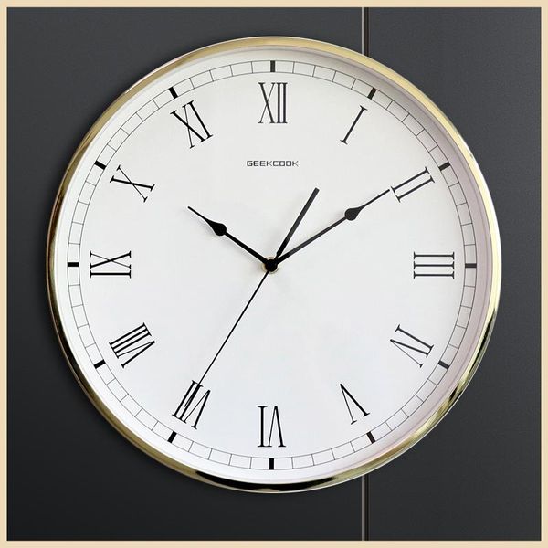 metal quartz wall clock modern design minimalist nordic white roman numerals relogio de parede living room de50zb clocks
metal quartz wall clock modern design minimalist nordic white roman numerals relogio de parede living room de50zb clocks