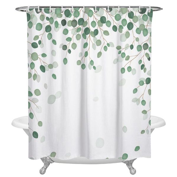 eucalyptus leaves plant green shower curtain polyester fabric waterproof curtains modern bathroom
eucalyptus leaves plant green shower curtain polyester fabric waterproof curtains modern bathroom