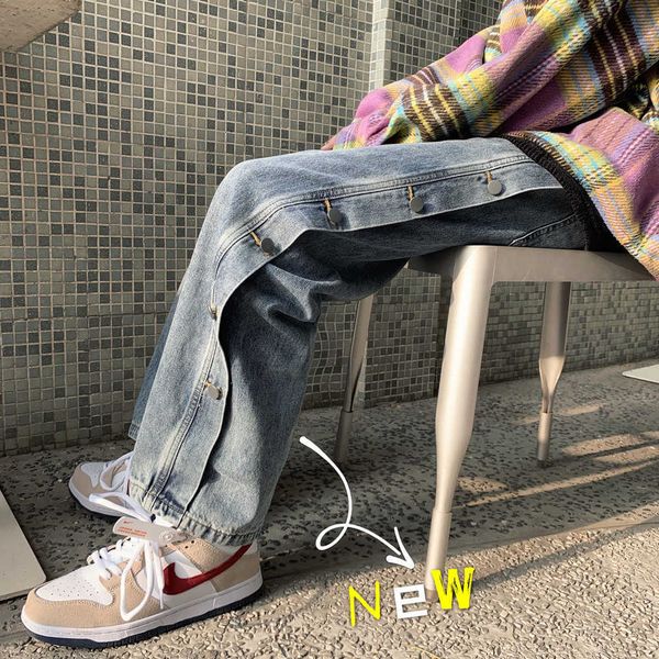 men's jeans vintage blue men double side button straight casual fashion streetwear trousers harajuku wide leg 2xl 1aft gvr5
men's jeans vintage blue men double side button straight casual fashion streetwear trousers harajuku wide leg 2xl 1aft gvr5