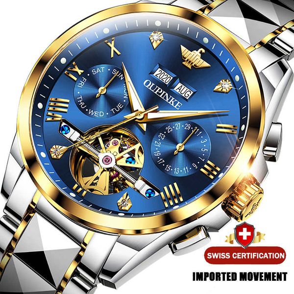 oupinke men automatic watch sapphire crystal luxury mechanical wristwatch waterproof tungsten steel relogio masculino 210728, Slivery;brown
oupinke men automatic watch sapphire crystal luxury mechanical wristwatch waterproof tungsten steel relogio masculino 210728, Slivery;brown