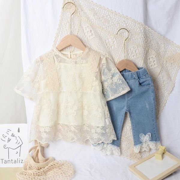clothing sets girls shirts 2021 summer children's lace shirt baby sling camisole+hollow toddler girl outfits kids clothes, White
clothing sets girls shirts 2021 summer children's lace shirt baby sling camisole+hollow toddler girl outfits kids clothes, White
