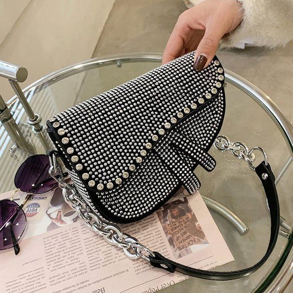 evening bags chains fashion diamonds saddle luxury women brand leather handbags female single shoulder messenger bag bolsos de mujer
evening bags chains fashion diamonds saddle luxury women brand leather handbags female single shoulder messenger bag bolsos de mujer