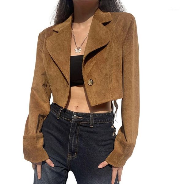 women's jackets xingqing vintage women corduroy long sleeves lapel coat jacket fall winter elegant solid color casual short outwear, Black;brown
women's jackets xingqing vintage women corduroy long sleeves lapel coat jacket fall winter elegant solid color casual short outwear, Black;brown