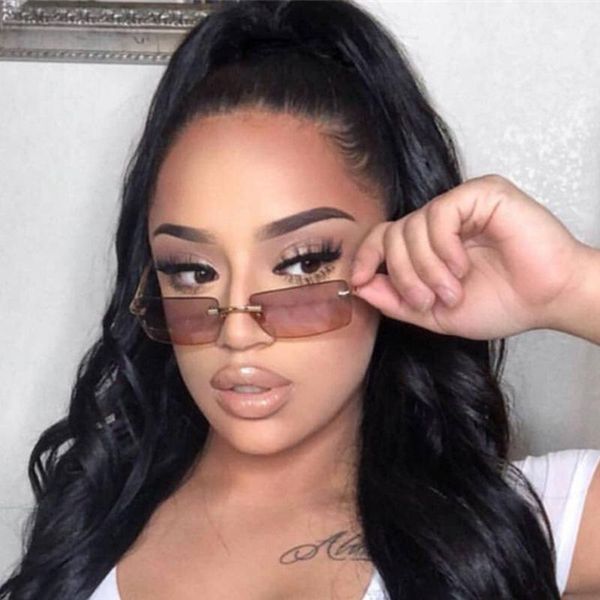 sunglasses rectangle ladies women 2021 rimless square polarized sun glasses for zonnebril dames vrouwen bril, White;black
sunglasses rectangle ladies women 2021 rimless square polarized sun glasses for zonnebril dames vrouwen bril, White;black