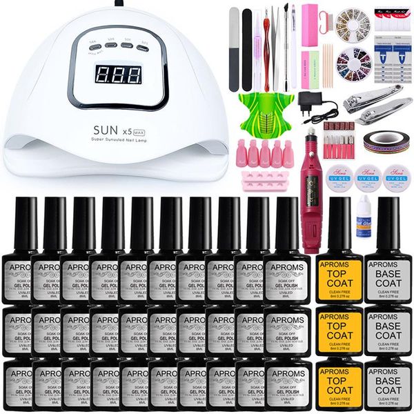 nail set 30/20/10 gel polish manicure kit salon practice electric drill machine uv led lamp dryer tools art kits
nail set 30/20/10 gel polish manicure kit salon practice electric drill machine uv led lamp dryer tools art kits