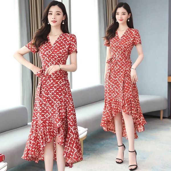 casual dresses 2021 boho red print chiffon beach midi spring summer plus size vintage runway dress elegant women bodycon party vestidos, Black;gray
casual dresses 2021 boho red print chiffon beach midi spring summer plus size vintage runway dress elegant women bodycon party vestidos, Black;gray