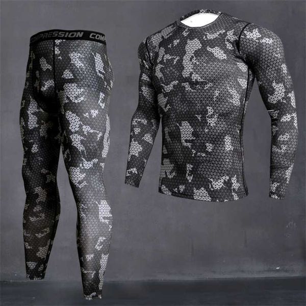 men's camouflage thermal underwear set long johns winter thermal underwear base layer men sports compression long sleeve shirts 211110, Black;white
men's camouflage thermal underwear set long johns winter thermal underwear base layer men sports compression long sleeve shirts 211110, Black;white