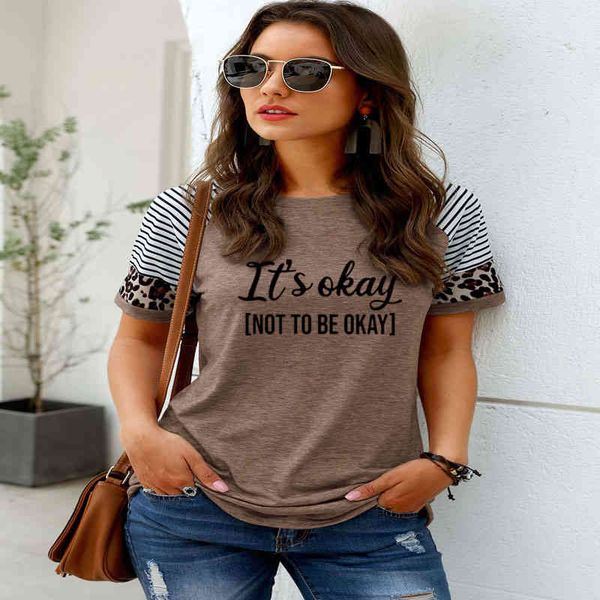 its okay to not be arrival summer cotton t shirt short sleeve o-neck womens harajuku t shirt fashion vintage top, White
its okay to not be arrival summer cotton t shirt short sleeve o-neck womens harajuku t shirt fashion vintage top, White
