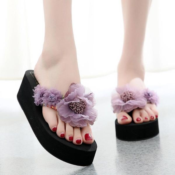 slippers sandals women platform heels ladies sandal woman slides shoes summer flower slipper, Black
slippers sandals women platform heels ladies sandal woman slides shoes summer flower slipper, Black