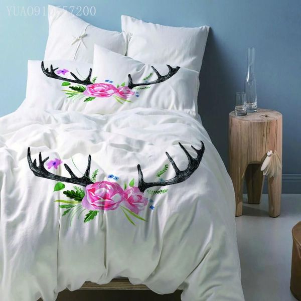 bedding sets girl boy bed cover set antlers flower 3d printing duvet child bedclothes and pillowcases comforter
bedding sets girl boy bed cover set antlers flower 3d printing duvet child bedclothes and pillowcases comforter
