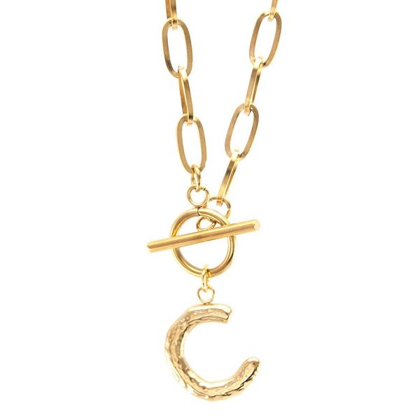 pendant necklaces women trendy jewelry capital toggle necklace stainless steel cable choker collares de moda boho joli collier gift, Silver
pendant necklaces women trendy jewelry capital toggle necklace stainless steel cable choker collares de moda boho joli collier gift, Silver