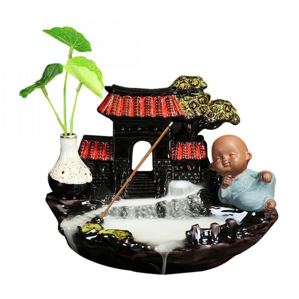 fragrance lamps the little monk ceramic backflow incense burner smoke waterfall stick holder traditional chinese house crafts
fragrance lamps the little monk ceramic backflow incense burner smoke waterfall stick holder traditional chinese house crafts