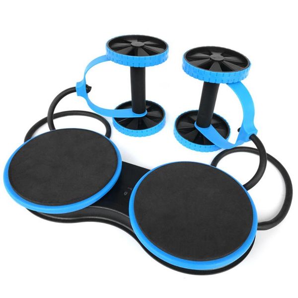 double ab roller wheel foldable muscle trainer home gym fitness stretch elastic abdominal resistance pull rope training equipment
double ab roller wheel foldable muscle trainer home gym fitness stretch elastic abdominal resistance pull rope training equipment