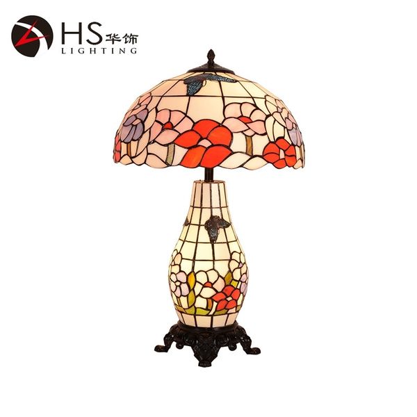 bedroom bedside wedding room decoration red festive rose tiffany primary color glass european table lamp
bedroom bedside wedding room decoration red festive rose tiffany primary color glass european table lamp
