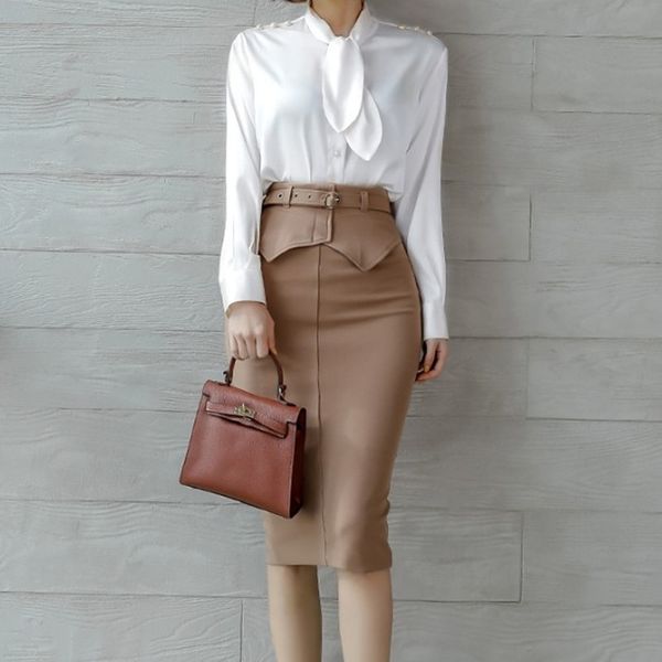 zawfl summer women's suits korean style long sleeve single-breasted bowcot blouse and split skirt two pieces set 210525, White
zawfl summer women's suits korean style long sleeve single-breasted bowcot blouse and split skirt two pieces set 210525, White