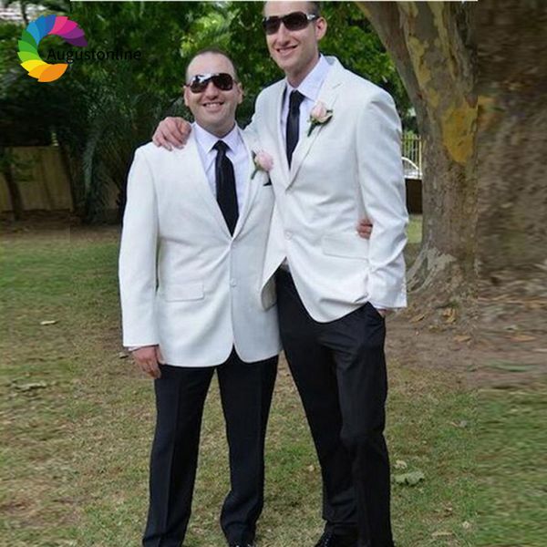 men's suits & blazers white wedding men groom wear tuxedos slim fit 2 pieces (jacket+pants) bridegroom man blazer costume hom, White;black
men's suits & blazers white wedding men groom wear tuxedos slim fit 2 pieces (jacket+pants) bridegroom man blazer costume hom, White;black