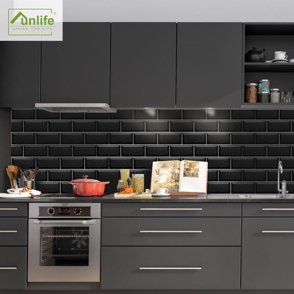 wall stickers funlife® black terrazzo self-adhesive oil-proof waterproof kitchen peel & stick decorative home diy tile
wall stickers funlife® black terrazzo self-adhesive oil-proof waterproof kitchen peel & stick decorative home diy tile