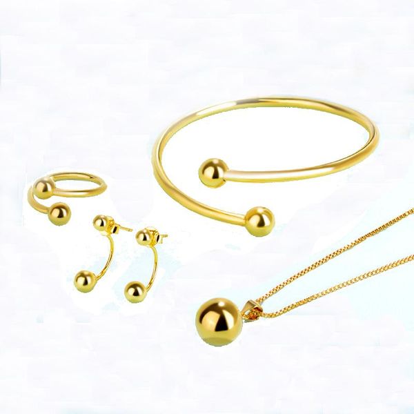 earrings & necklace fashion and simple women jewelry sets 24k gold plating 2021 sell exquisite charm geometric accessories for ladies friend, Silver
earrings & necklace fashion and simple women jewelry sets 24k gold plating 2021 sell exquisite charm geometric accessories for ladies friend, Silver