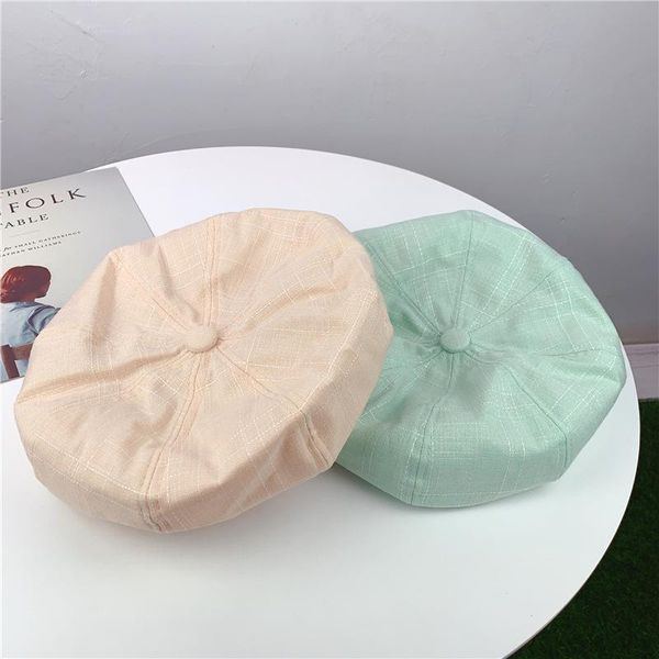 berets style beret women's hat bamboo cotton autumn and winter literature art pure color sboy all-match octagonal, Blue;gray
berets style beret women's hat bamboo cotton autumn and winter literature art pure color sboy all-match octagonal, Blue;gray