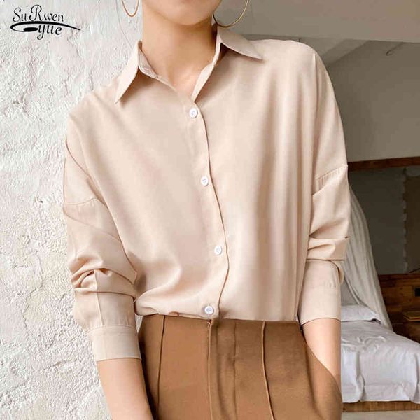 plus size loose long sleeve solid chic chiffon blouse women multi color casual lapel elegant white pink 9862 210427 
plus size loose long sleeve solid chic chiffon blouse women multi color casual lapel elegant white pink 9862 210427