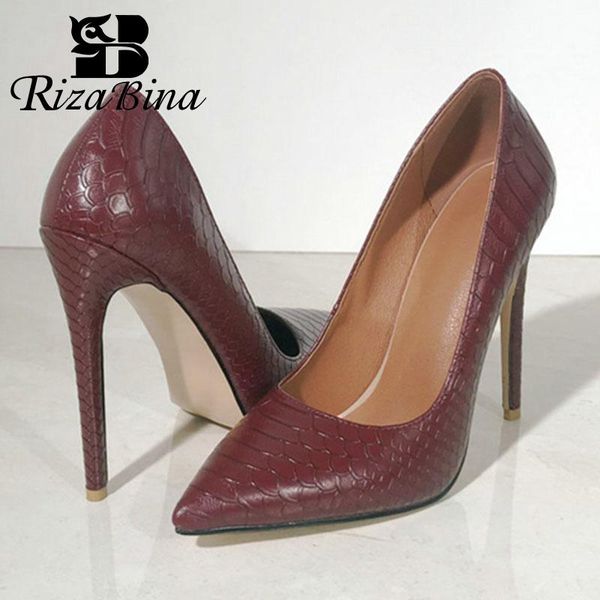 dress shoes rizabina party show women pumps pointed toe soft sole owmen fashion thin high heels leather pattern footwear size 34-43, Black
dress shoes rizabina party show women pumps pointed toe soft sole owmen fashion thin high heels leather pattern footwear size 34-43, Black