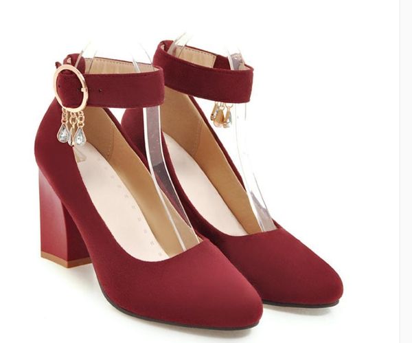 dress shoes 2021 spring and autumn with style fashion high heel coarse pointed end suede women's, Black
dress shoes 2021 spring and autumn with style fashion high heel coarse pointed end suede women's, Black