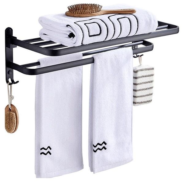towel racks rack bathroom holder matte black aluminum wall mounted folding hanger locker room storage shelf hook accessories
towel racks rack bathroom holder matte black aluminum wall mounted folding hanger locker room storage shelf hook accessories