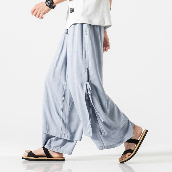 men's pants wide leg summer streewear cotton linen loose jogging male harajuku style sweatpants casual trousers 3xl 4ihc, Black
men's pants wide leg summer streewear cotton linen loose jogging male harajuku style sweatpants casual trousers 3xl 4ihc, Black