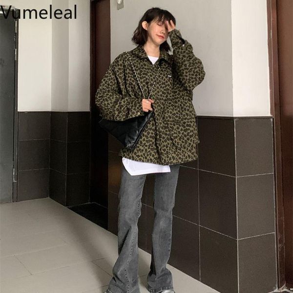 women's jackets leopard print reversible coat 2021 loose-fitting all-around niche design lapel jacket for women fall trend, Black;brown
women's jackets leopard print reversible coat 2021 loose-fitting all-around niche design lapel jacket for women fall trend, Black;brown